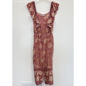 Petal Dew Pink Womens jumpsuit - Size L